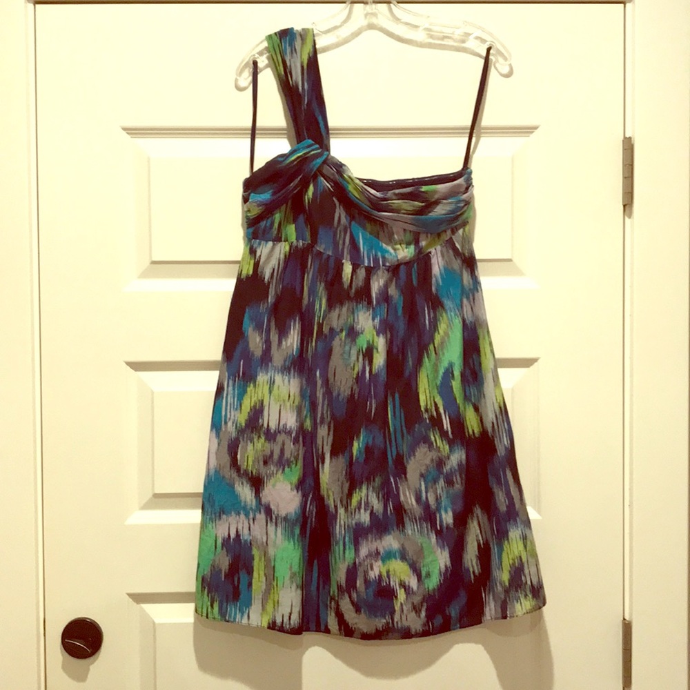 Ann Taylor Loft One Shoulder Party Dress